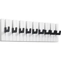 Ricoo Garderobenleiste WM1886-L 53,5 cm Weiß