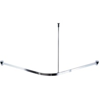 RIDDER Universal-Vorhangschiene chrom glänzend 90x90x90 cm