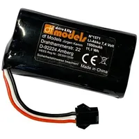 DF-Models Akku für "TurbineX", 7,4 VOLT 1200 mAh,