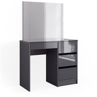 Vicco Schminktisch Sherry Anthrazit 90 x 75 cm, Spiegel