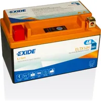 Exide ELTX14H Li-Ion Lithium Motorradbatterie 4Ah 240A