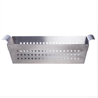 ALLGRILL ALL'GRILL Edelstahl-Grillkorb 30x13x9 cm mit Haltegriffen