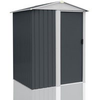 Aileenstore Geräteschuppen mit Schiebetür und Belüftung aus Metall Gerätehaus
