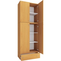VCM Kleiderschrank Lona XXL Buchefarben ca. 70x200x39 cm