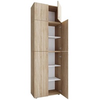 VCM Kleiderschrank Lona XXL Sonoma Eiche ca. 70x223x39 cm