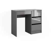 Vicco Schminktisch Sherry Grau Hochglanz, 90 x 75 cm,