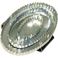 Kerbl Reformstriegel,oval verzinkt