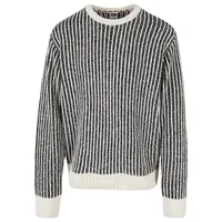 URBAN CLASSICS Oversized Two Tone Pullover White Sand /