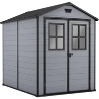 KETER Kunststoff-Gerätehaus Lineus 3,9 m2 Grau ca. 186 cm