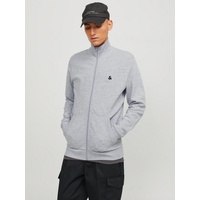 JACK & JONES Paulos Reißverschlusspullover Light Grey Melange S