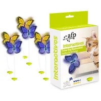 All for paws Interaktives Katzen-Schmetterlingsflattern-Ersatz-Katzenspaß Interaktives Katzen-Schmetterling-Flatter-Ersatz-Katzenspielzeug, zum Nachfüllen