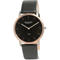 REGENT Herren Analog Leder 39 mm UR1094069