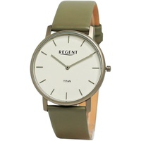 REGENT Herren Analog Leder 39 mm UR1094067