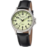 REGENT Herren Analog Leder 36 mm UR1092569
