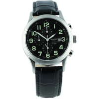 REGENT Herren Analog Leder 41 mm UR1112504