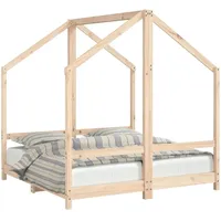 VidaXL Kinderbett 2x(70x140) cm Massivholz Kiefer - Braun