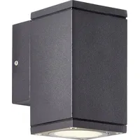 Brilliant LED Außen-Wandleuchte Hally metall GU10 10W dimmbar