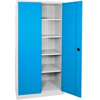 ADB Stahlschrank 40955 lichtgrau, lichtblau 92,0 x 42,0 x