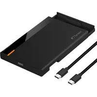 Fantec PL-25U31 schwarz 2,5 SATA SSD Gehäuse 10G-Technik