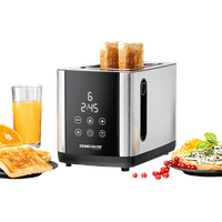 Rommelsbacher TO 850 Toaster 2 Schlitze Edelstahl