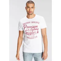 AJC T-Shirt Kurzarm, schmale Passform, im Vintage-Design Gr. S