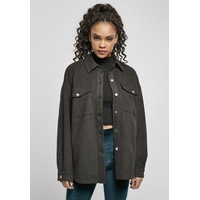URBAN CLASSICS Ladies Classic Overshirt in charcoal | Gr.: