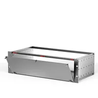 Schroff Frontplatte, klappbar - FRONTPLATTE KLAPPB.3HE 84TE