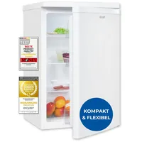 Exquisit KS516-V-040E Kühlschrank (127 l, 855 mm hoch, Weiß)
