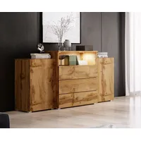 INOSIGN Sideboard URBAN III, Moderne Kommode mit 3 Schubladen