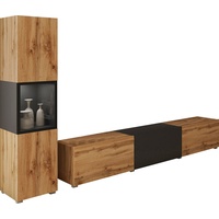 INOSIGN Wohnwand »BERLIN I, Vitrine Türschlag links/rechts wechselbar« Komplett-Set,