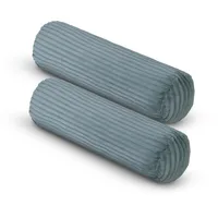 BestLivings Sofakissen Cord Optik Graugrün 70 x Ø20cm (2er