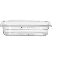 HENDI Gastronormbehälter, 1/4, GN 1/4, 1,8L, Transparent, 265x162x(h)65mm