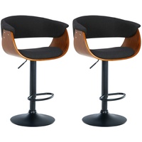 CLP 2er Set Barhocker Vestal Stoff Oder Kunstleder I