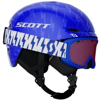 Scott Combo Hlmt Keeper 2+Goggle Jr Witty royal blue