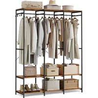 Songmics Garderobenständer offen 141 x 40 x 180 cm