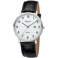 REGENT Herren Analog Leder 40 mm URF1423