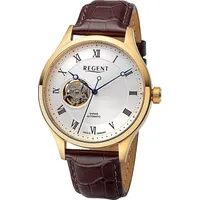 REGENT Herren Automatik Leder 42 mm URGM2216