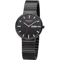 REGENT Herren Quarz Edelstahl 38 mm URF1355