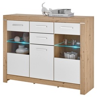 MID.YOU Highboard ALANDA - Weiß,
