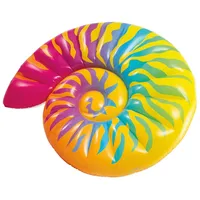 Intex 58791EU - Aufblasbare Luftmatratze Muschel, Vinyl, Mehrfarbig, 157x127x25