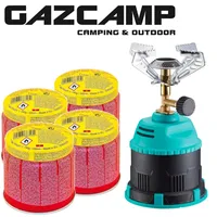 Gazcamp Campingkocher 1,2 kW mit Stechkartuschen 190g - Gaskocher