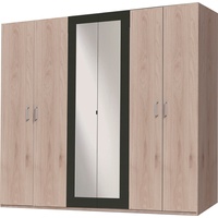 WIMEX Kleiderschrank »Angie«, mit Spiegeltüren grau