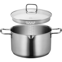 Mäser Sanvito, Pfanne + Kochtopf, Silber