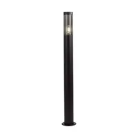 V-Tac Außenwandleuchte Edelstahl 100,0 cm E27 IP44 schwarz