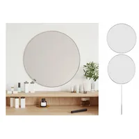 VidaXL Wandspiegel Silbern Ø 50 cm Rund