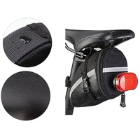 Verk Group Fahrradtasche Satteltasche 1,2 Liter schwarz Mountainbike/Rennrad schwarz