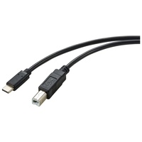 Renkforce USB-Kabel USB 2.0 USB-C® Stecker, USB-B Stecker 2.00