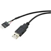 Renkforce USB-Kabel USB 2.0 Pfostenstecker 4pol., USB-A Stecker 0.40