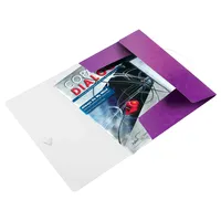 Leitz WOW Dreiflügelmappe PP mit Eckspanner, A4, violett