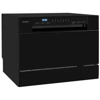 Exquisit GSP206-030D Tischgeschirrspüler (freistehend, 550 mm breit, Schwarz)